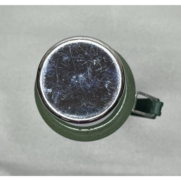 Vintage Stanley Aladdin Green Thermos 1 Qt Model A944DH w/ Cup & Stopper USA - Picture 6 of 11